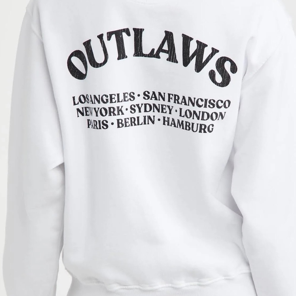 Anine Bing Ramona Outlaws Sweatshirt S NWT
